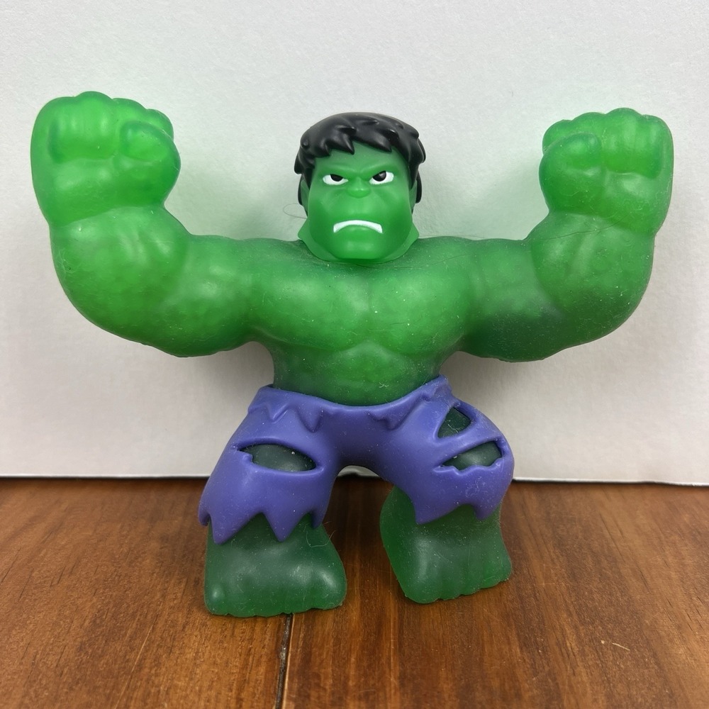 Heroes Of Goo Jit Zu Squishy HULK  Figure Mega Glow Free Shipping!